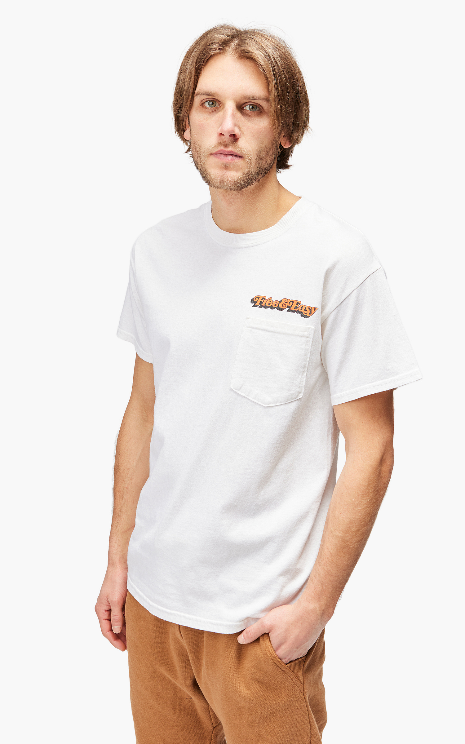 Free & Easy Dont Trip Drop Shadow S/S Tee Coconut | Cultizm