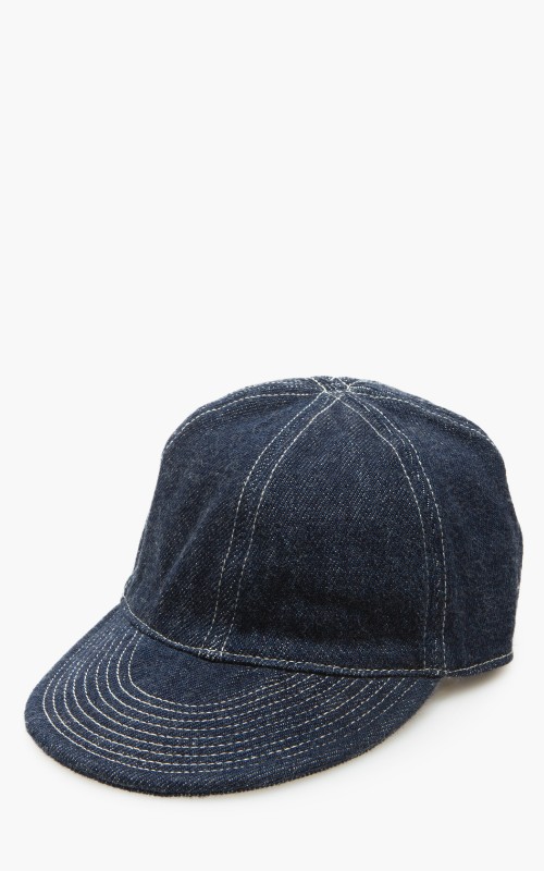 Nigel Cabourn Mechanics Cap Denim Indigo ACC-50-indigo