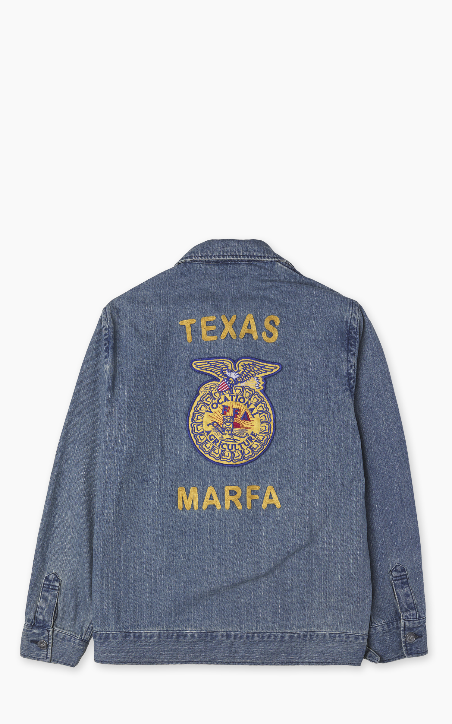 Houston Denim FFA Jacket Indigo Vintage Wash | Cultizm
