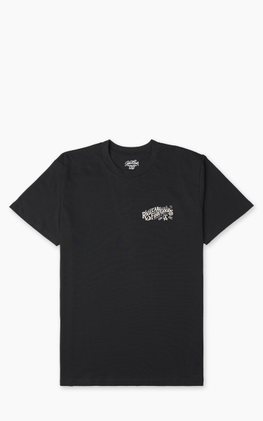 Railcar Fine Goods Typography Logo Tee Black