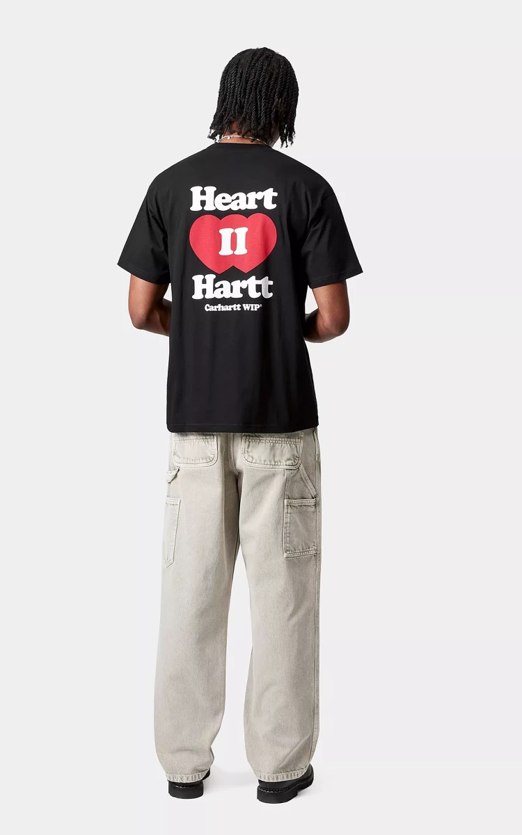 【関税&送料込】Carhartt Wip Heart Ii Hartt T-Shirt Carhartt WIP S/S Heart II Hartt T-Shirt Black | Cultizm