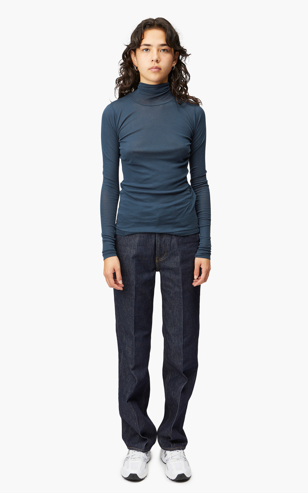 Auralee W Hard Twist Denim 5P Pants Indigo | Cultizm