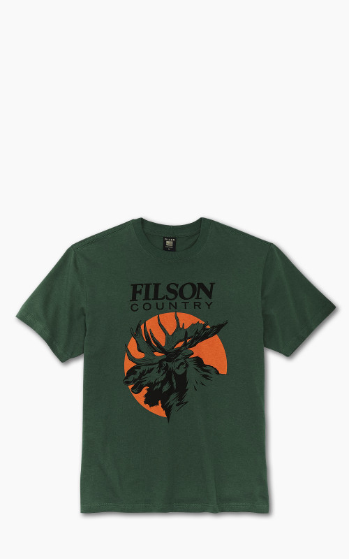 Filson Pioneer Graphic T-Shirt Green Mose