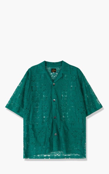 Needles Cabana Shirt Lace Cloth Square Green