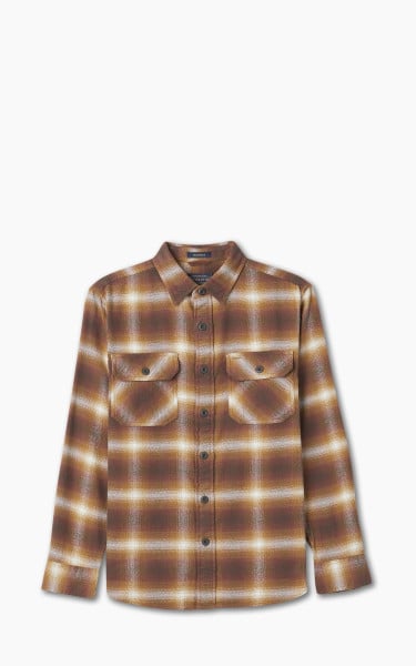 Pendleton Burnside Flannel Shirt Brown/Ochre/Ecru Plaid