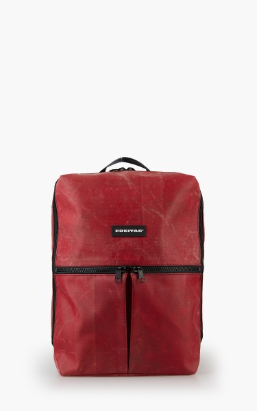 Freitag F49 Fringe Backpack &quot;Happiness&quot; Red 11-1 F49-R-11-1