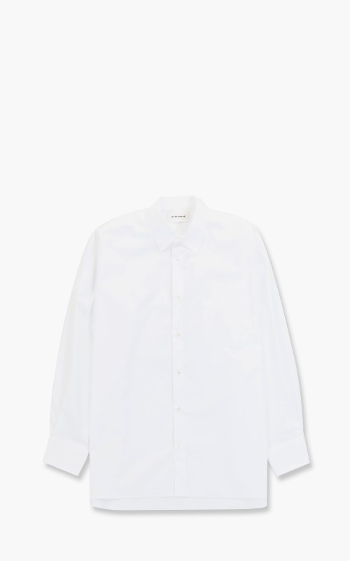 Markaware Comfort Fit Shirt Organic Cotton Shirting Soktas White