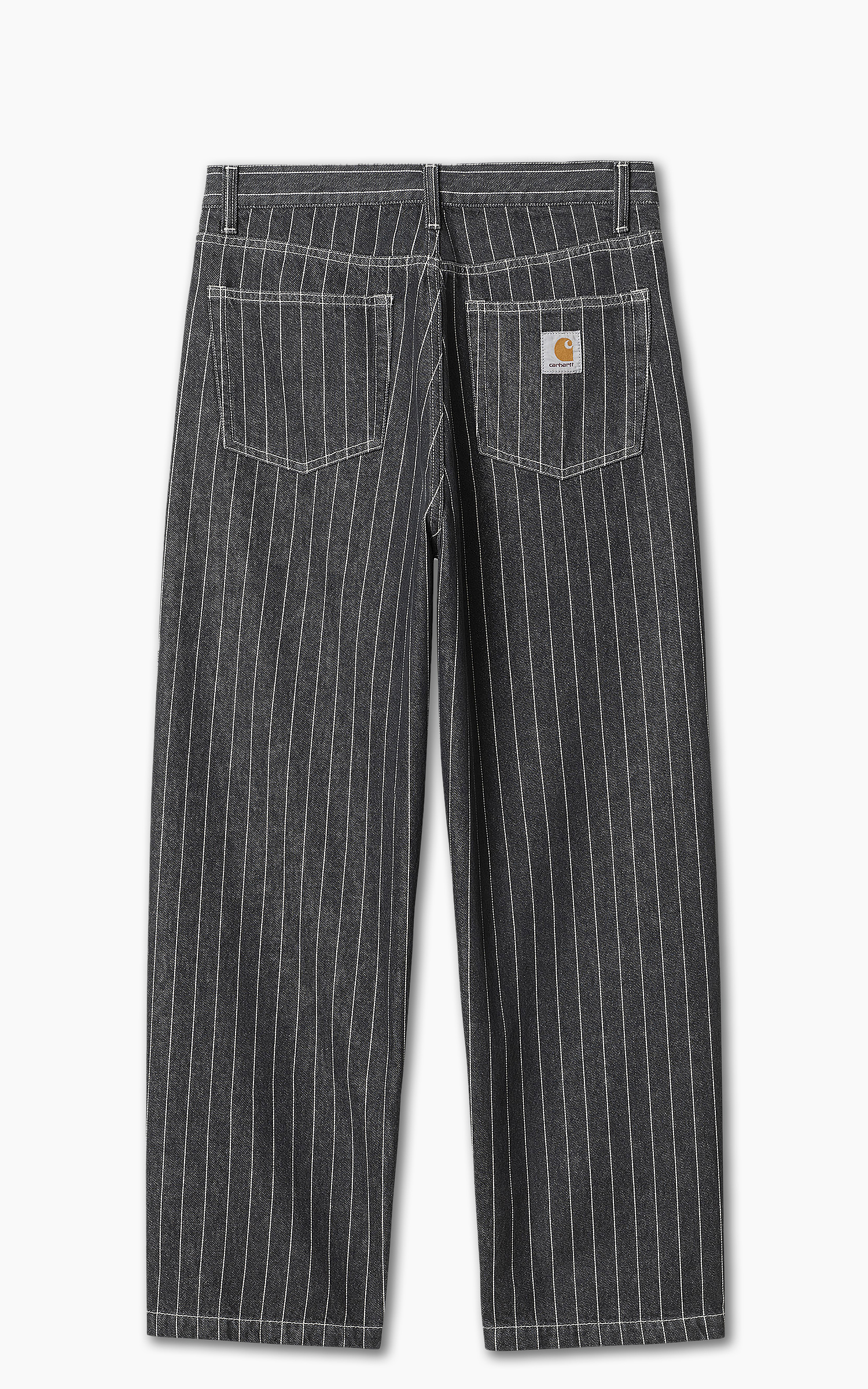 Carhartt WIP Orlean Pant Orlean Stripe Black/White Stone Washed