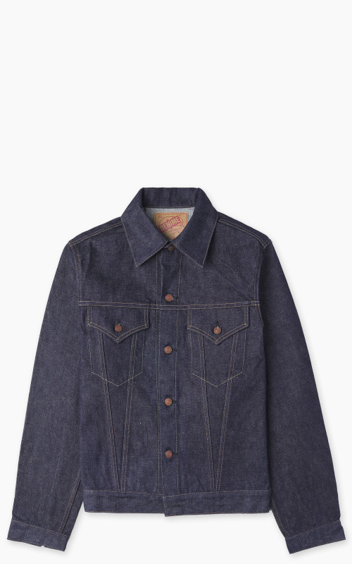 Denime Lot 233 Type III Denim Jacket Selvedge Unwashed Indigo