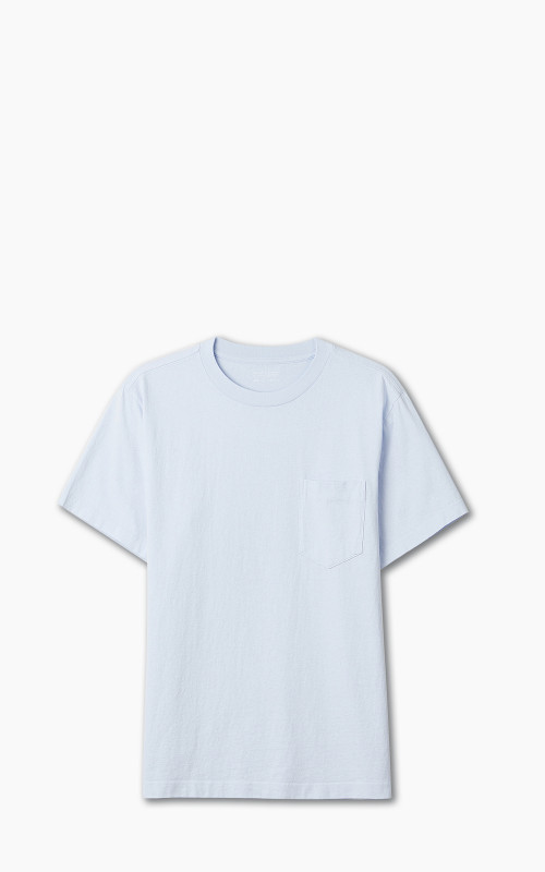 Lady White Co. Balta Pocket Tee Pale Blue