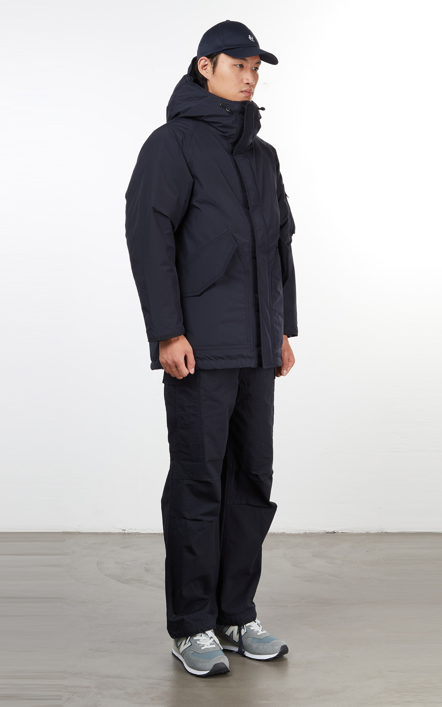 Nanamica GORE-TEX Down Coat Navy | Cultizm