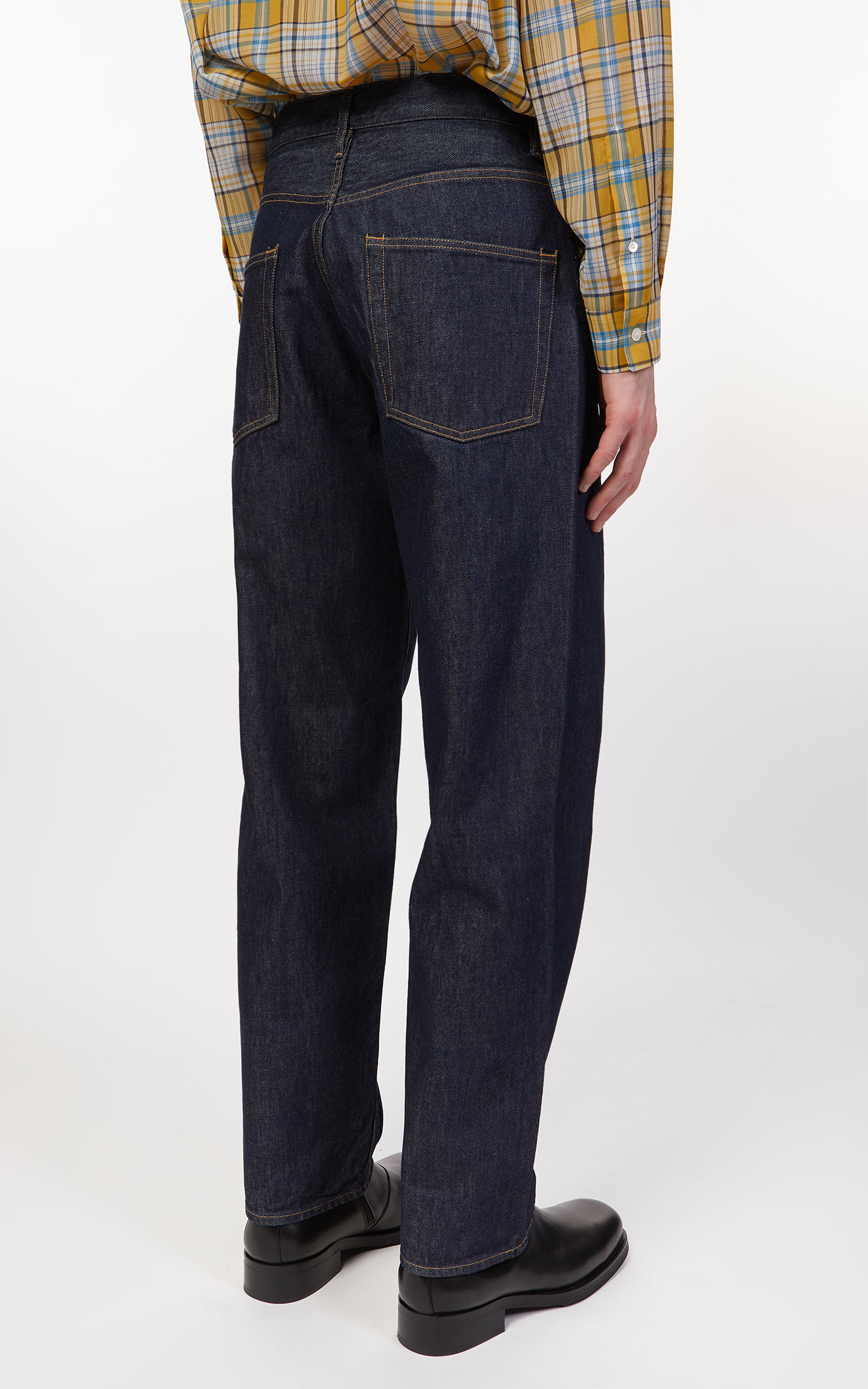 Auralee Hard Twist Denim Wide Pants Indigo | Cultizm