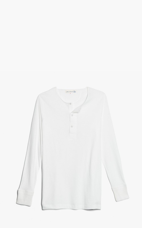 Merz b. Schwanen 102 Longsleeve Henley White