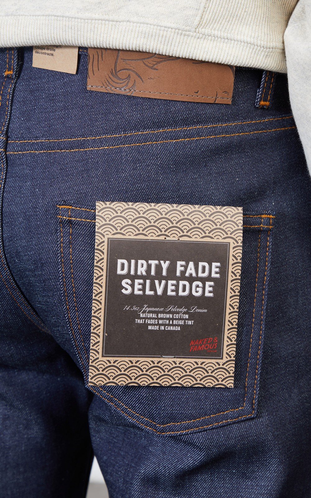 Naked & Famous Denim Strong Guy Dirty Fade Selvedge 14.5oz | Cultizm