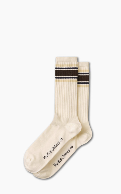 Nudie Jeans Amundsson Sport Socks 70s Brown