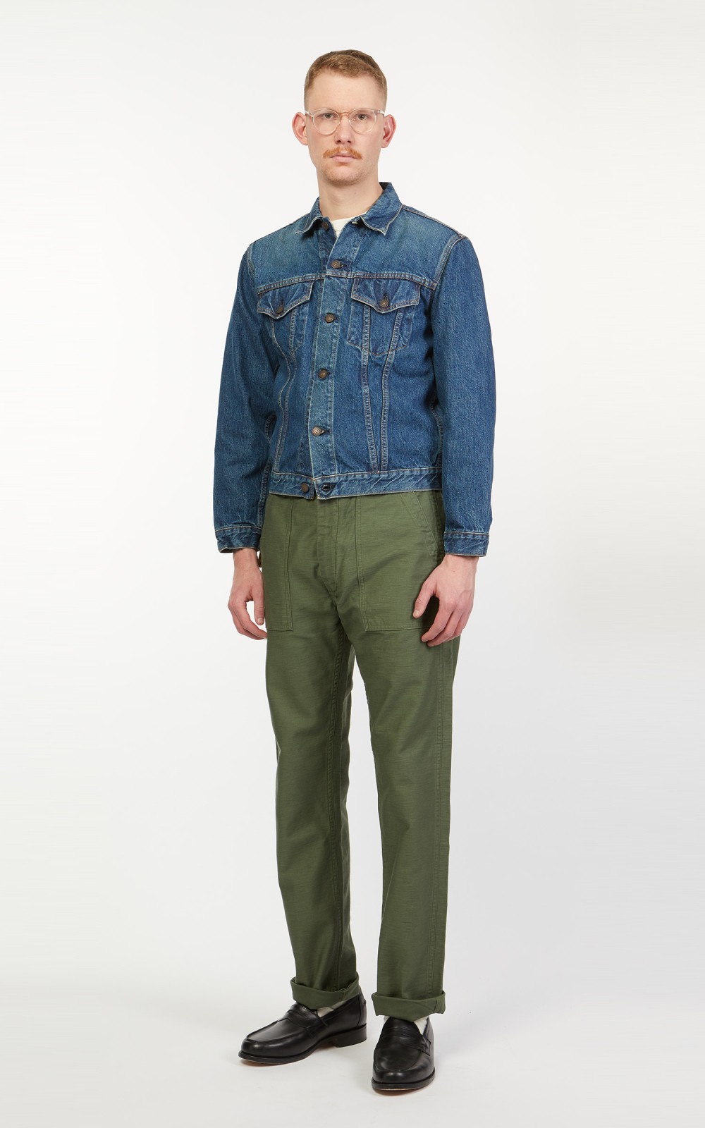 OrSlow 60s Type 3 Denim Jacket Used Indigo | Cultizm