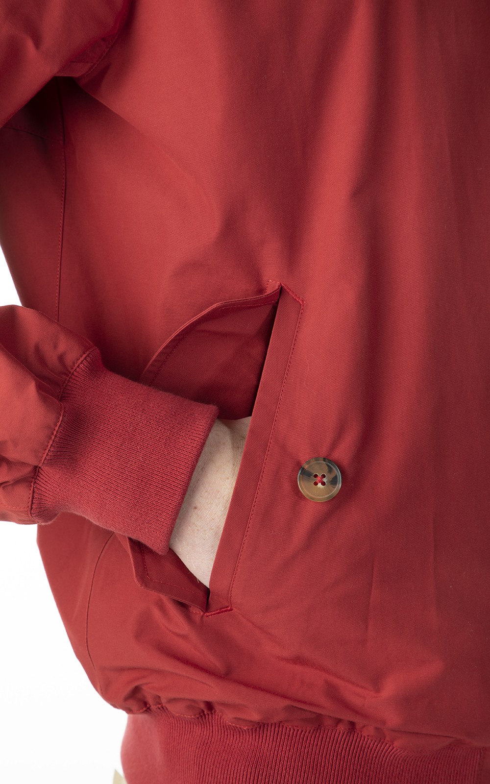 Baracuta G9 Classic Harrington Jacket Dark Red Cultizm