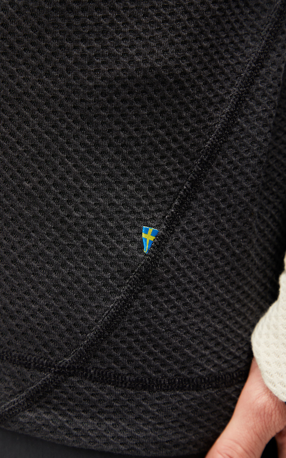 Klättermusen Huge Half Zip Sweater Raven-White Clay | Cultizm Klättermusen Huge Half Zip Sweater Raven-White Clay | Cultizm