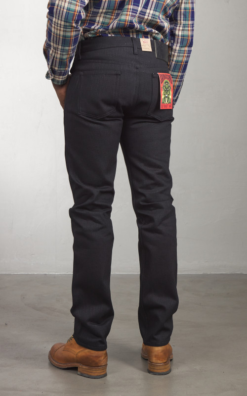 Naked & Famous Denim Weird Guy Shinigami Selvedge Black 18oz | Cultizm