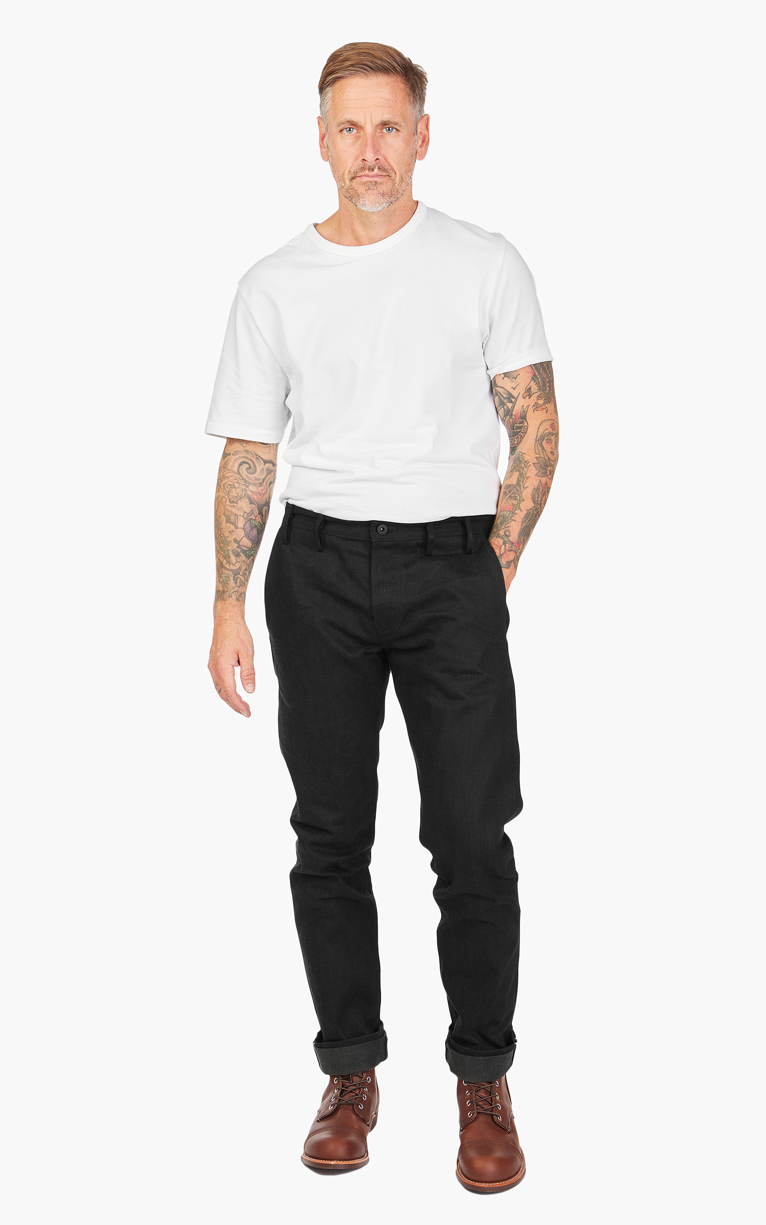 Rogue Territory Officer Trouser Stealth Black 15oz | Cultizm
