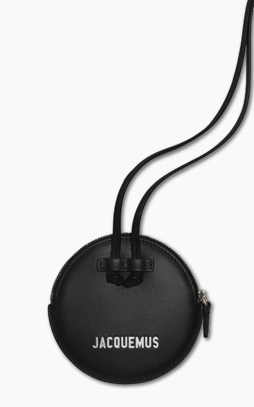 Jacquemus Le Pitchou Circle Neck Pouch Black