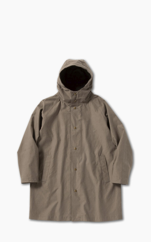 Jackman Back Nep Hoody Coat Sepia