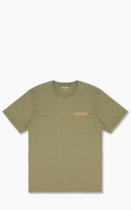 Wrangler Casey Jones Graphic Tee Capulet Olive