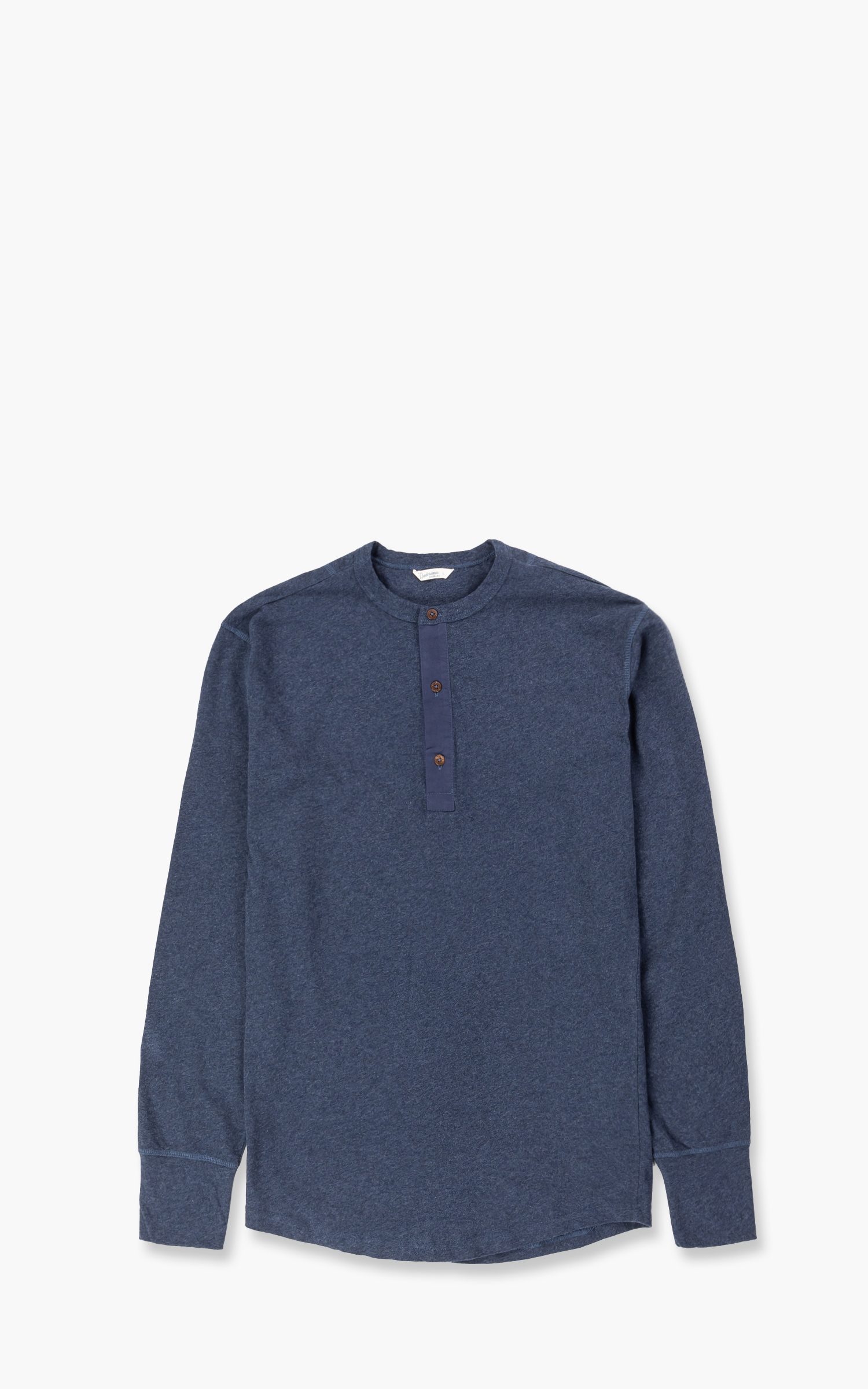 Pike Brothers 1927 Henley Shirt Long Sleeve Indigo | Cultizm