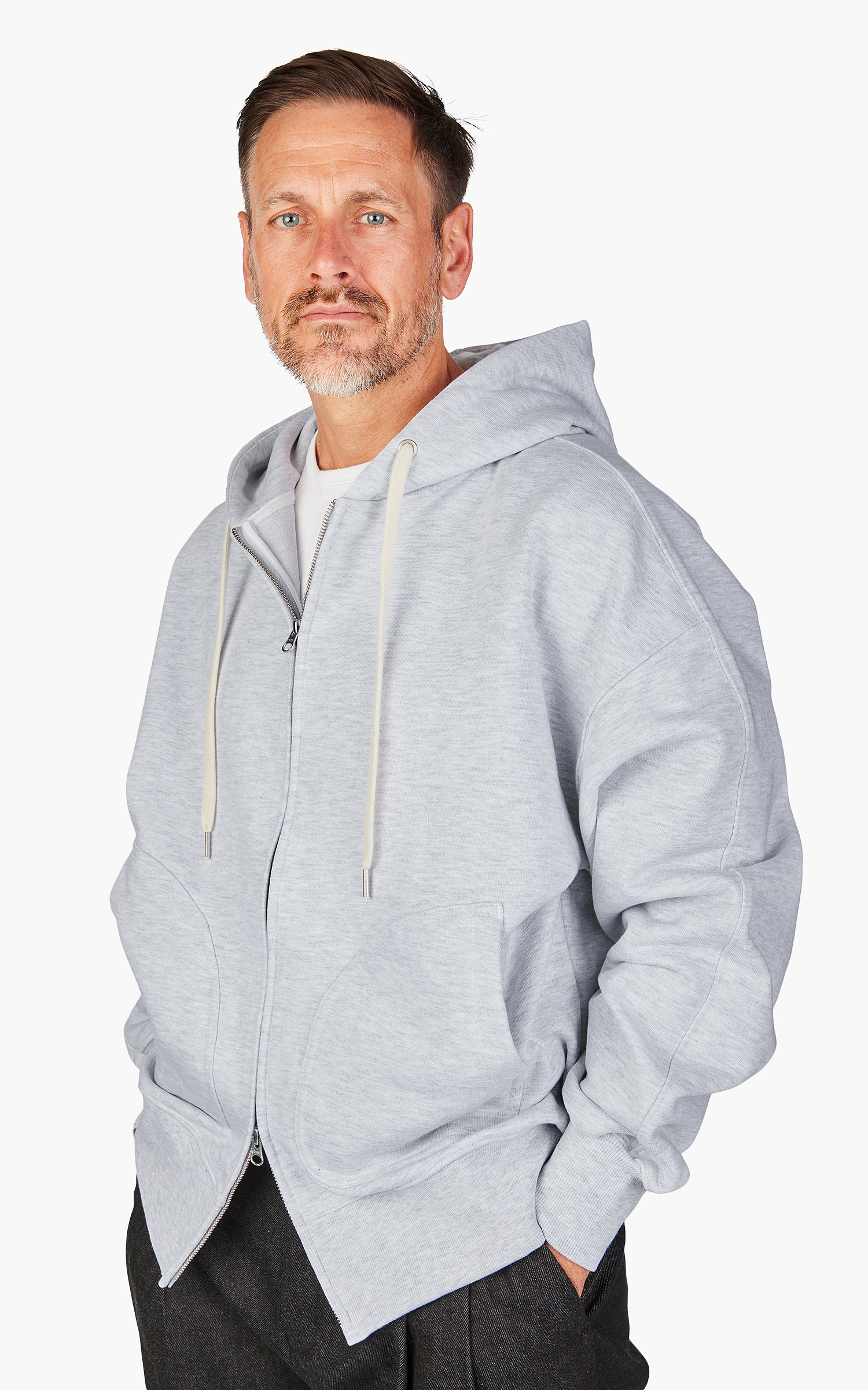 FrizmWORKS OG Heavyweight Zip Up Hoodie Oatmeal | Cultizm