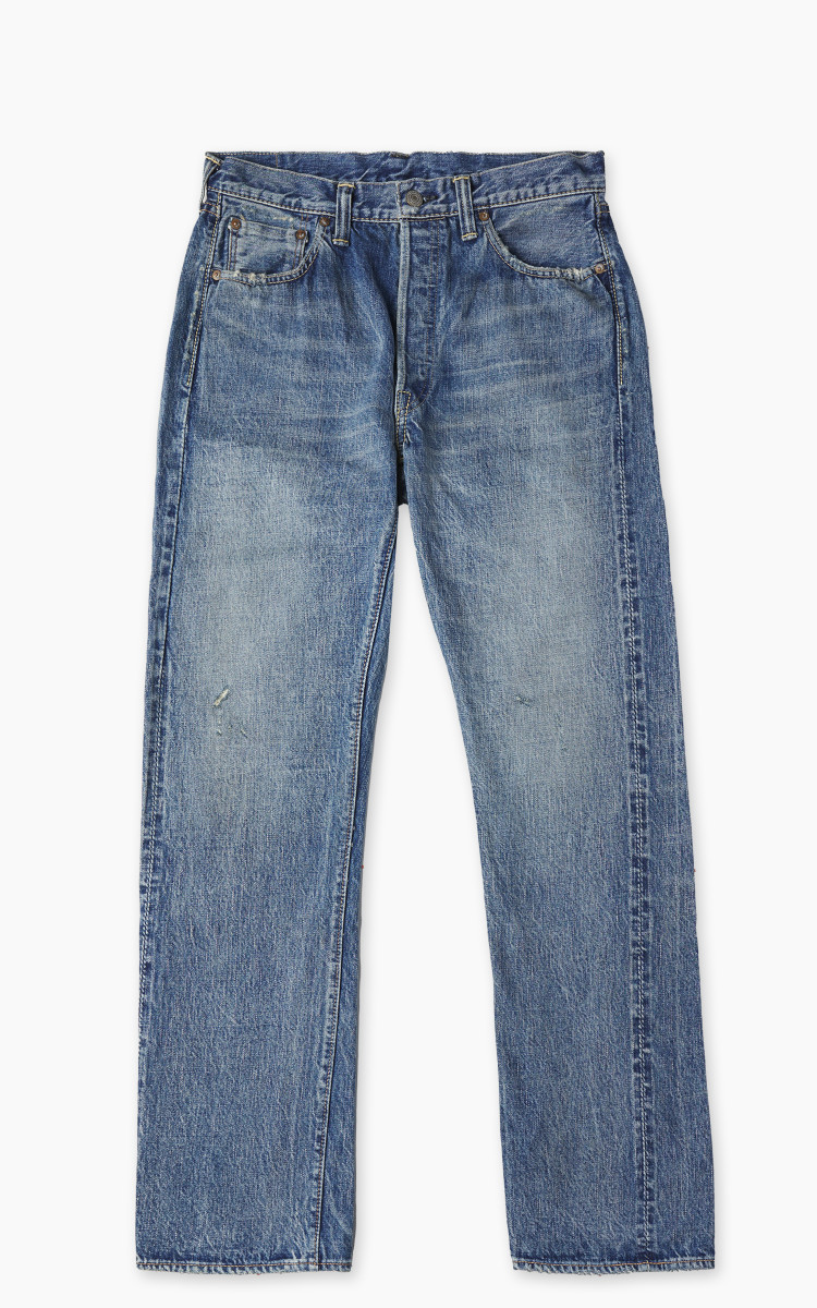 Fullcount 1341-1101 Straight Denim Dartford Washed Indigo Blue | Cultizm