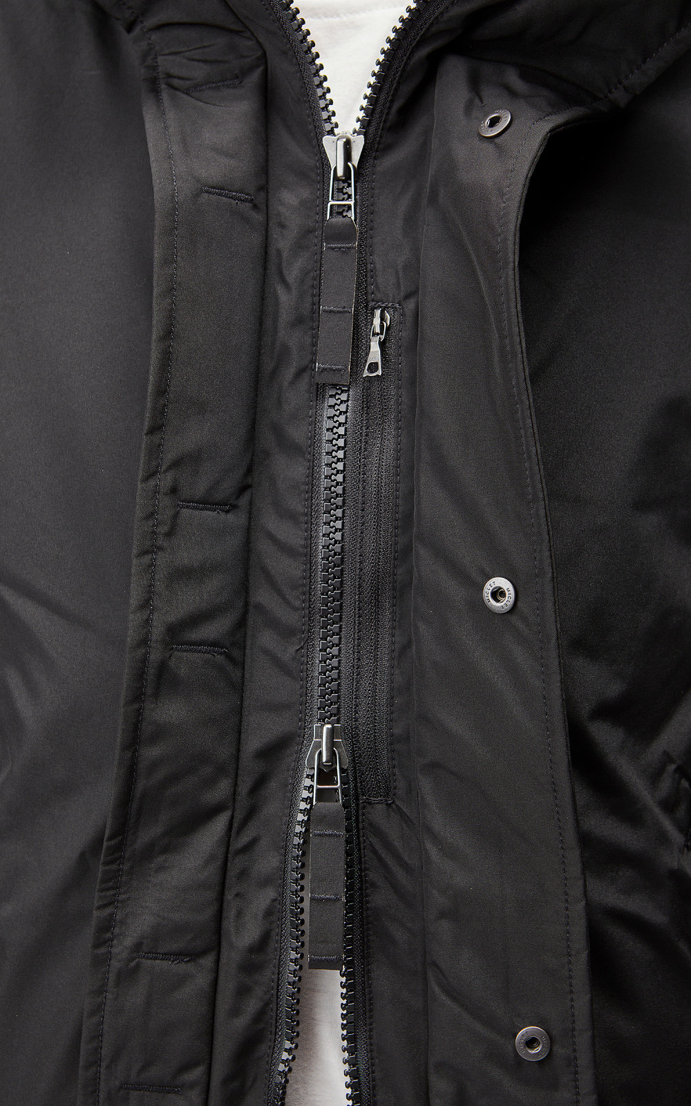 Nanamica GORE-TEX Long Down Coat Black | Cultizm