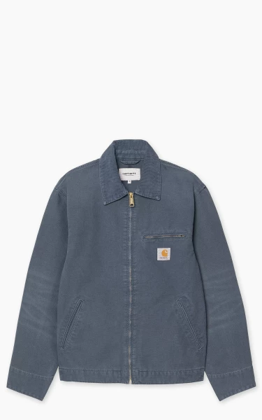 Carhartt WIP Detroit Jacket Dearborn Stone Canvas Dusky Blue