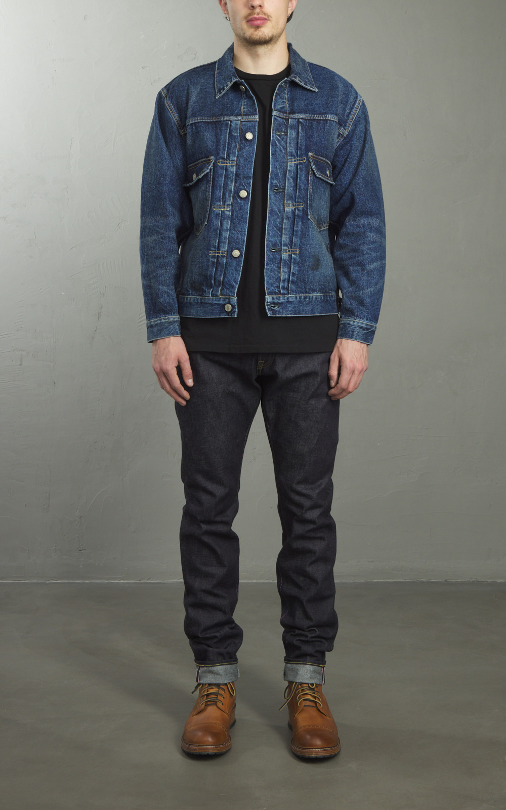 Fullcount 2050-2102 Type 2 Denim Selvedge Jacket Fear Of The