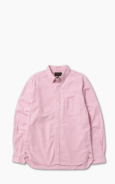 Beams Plus Oxford Button-Down Shirt Pink