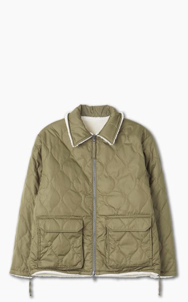 Taion Reversible Military Down Jacket Dark Olive/Cream