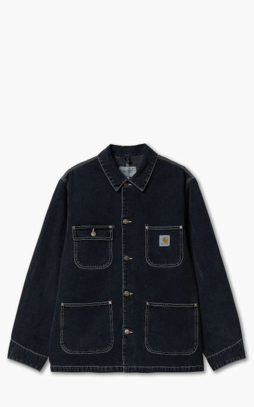 Carhartt WIP OG Chore Coat Norco Denim Heavy Stone Wash Black