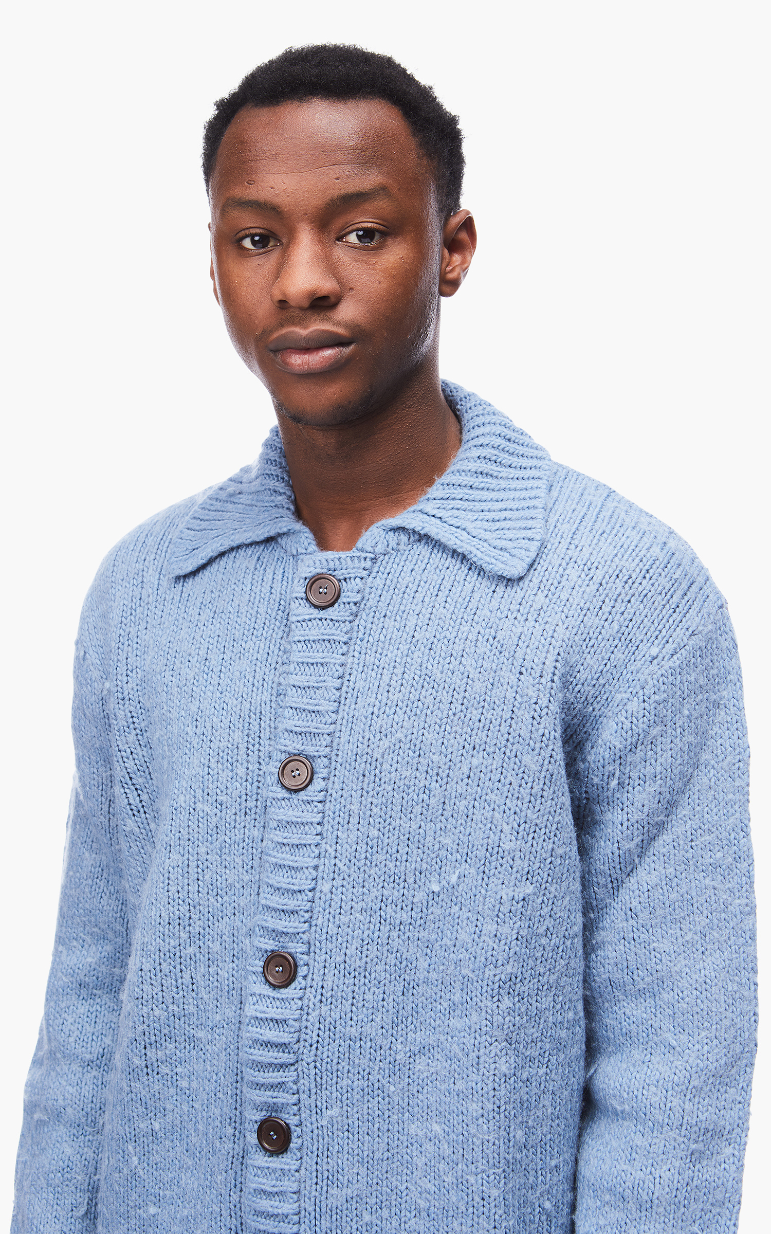 Our Legacy Big Cardigan Cotton Caramel Cloudy | Cultizm Our Legacy Big Cardigan Cotton Caramel Cloudy | Cultizm