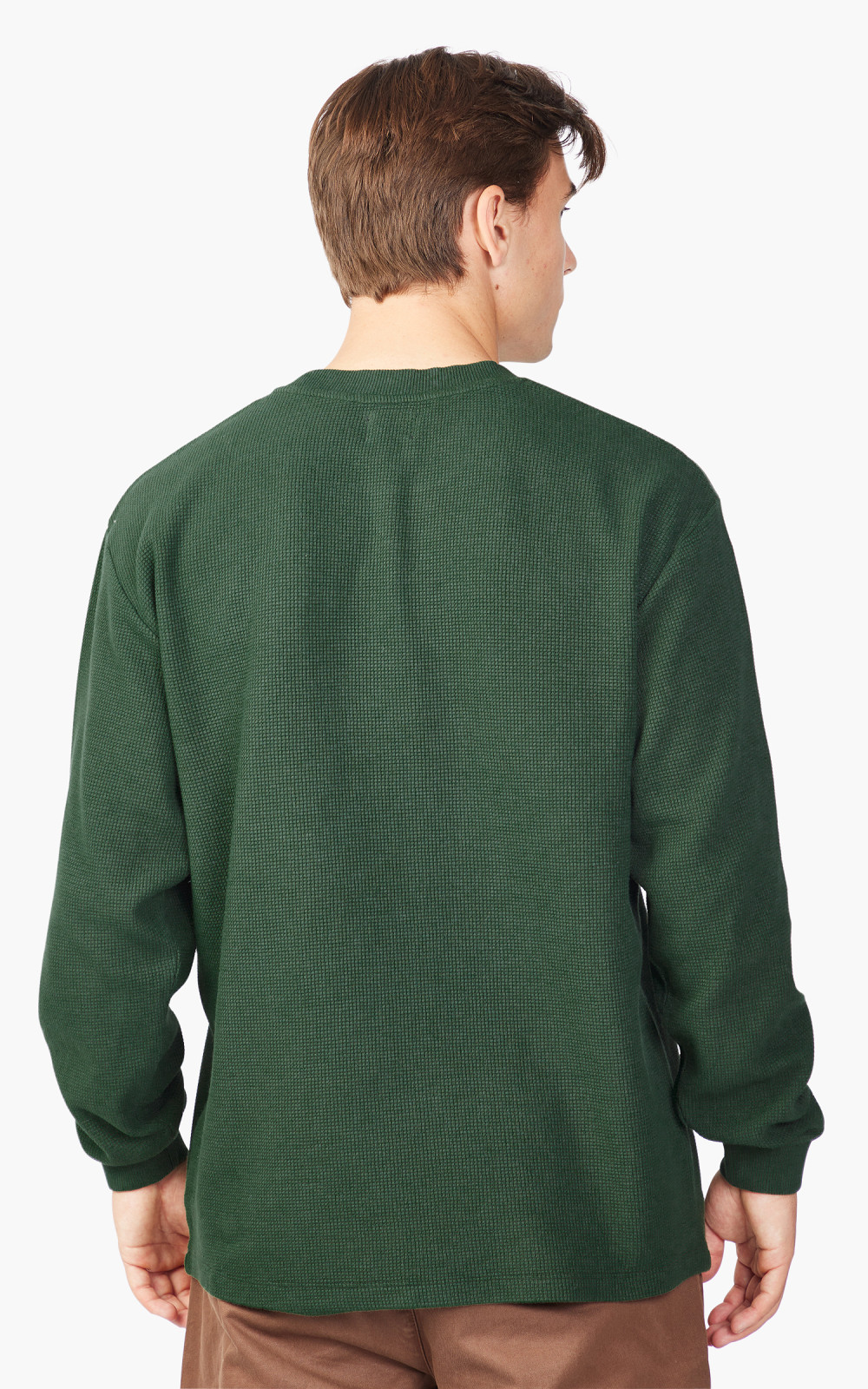 【SATIIIZ】Kied Waffle Long-Sleeved T-Shirt SATIIIZ (サティーズ) - キードワッフル長袖Tシャツ / Kied