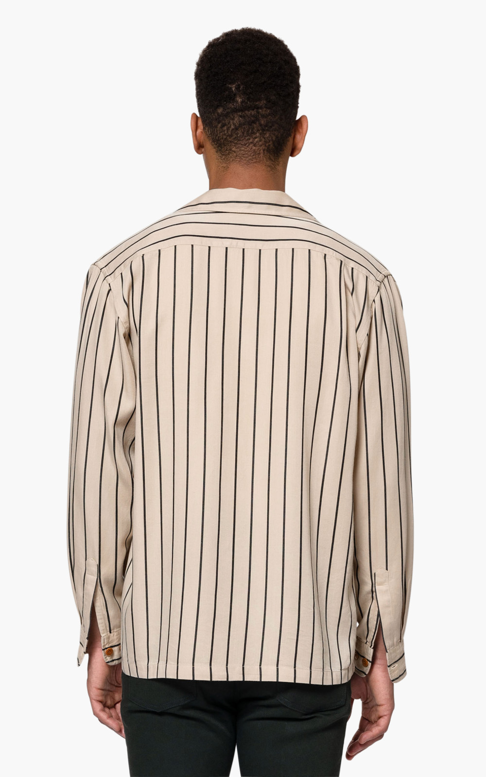 Nudie Jeans Vincent Fluid Stripe Cream | Cultizm