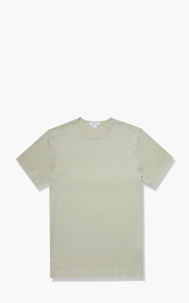 Sunspel Classic Crewneck T-Shirt Pistachio MTSH0001-GNES
