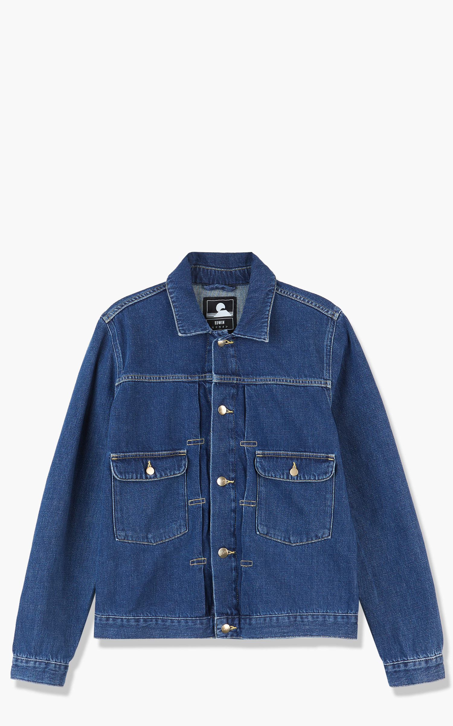 Edwin E-Classic Jacket Joaquin Blue Denim Blue Mid Wash | Cultizm