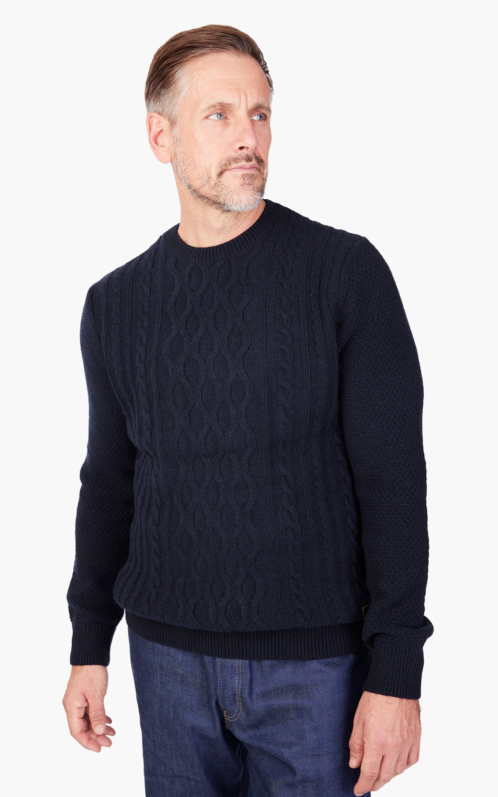 Barbour essential cable crew discount