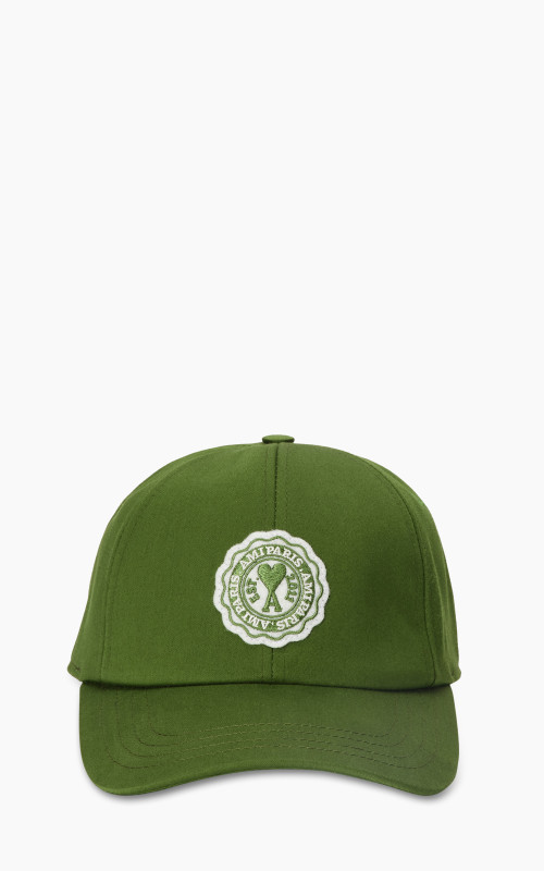 AMI Paris ADC Patch Cap Evergreen