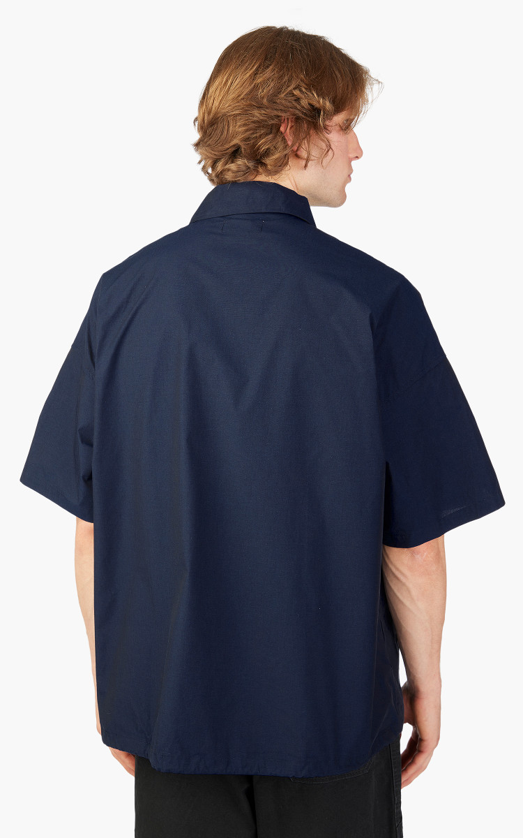 Markaware 'Marka' Coach Shirt S/S Navy | Cultizm