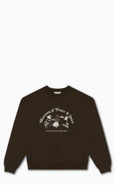 Museum of Peace &amp; Quiet Quiet Place Crewneck Brown