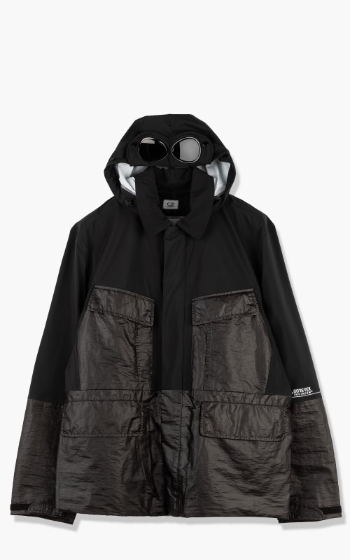 C.P. Company GORE-TEX INFINIUM Mixed Collared Jacket Black