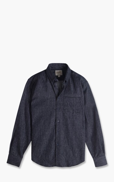 Naked &amp; Famous Denim Easy Shirt Slup Nep Rinsed Denim Indigo 120183211-IND