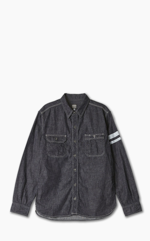 Momotaro Jeans MS044DS Selvedge Denim Work Shirt 8oz Indigo