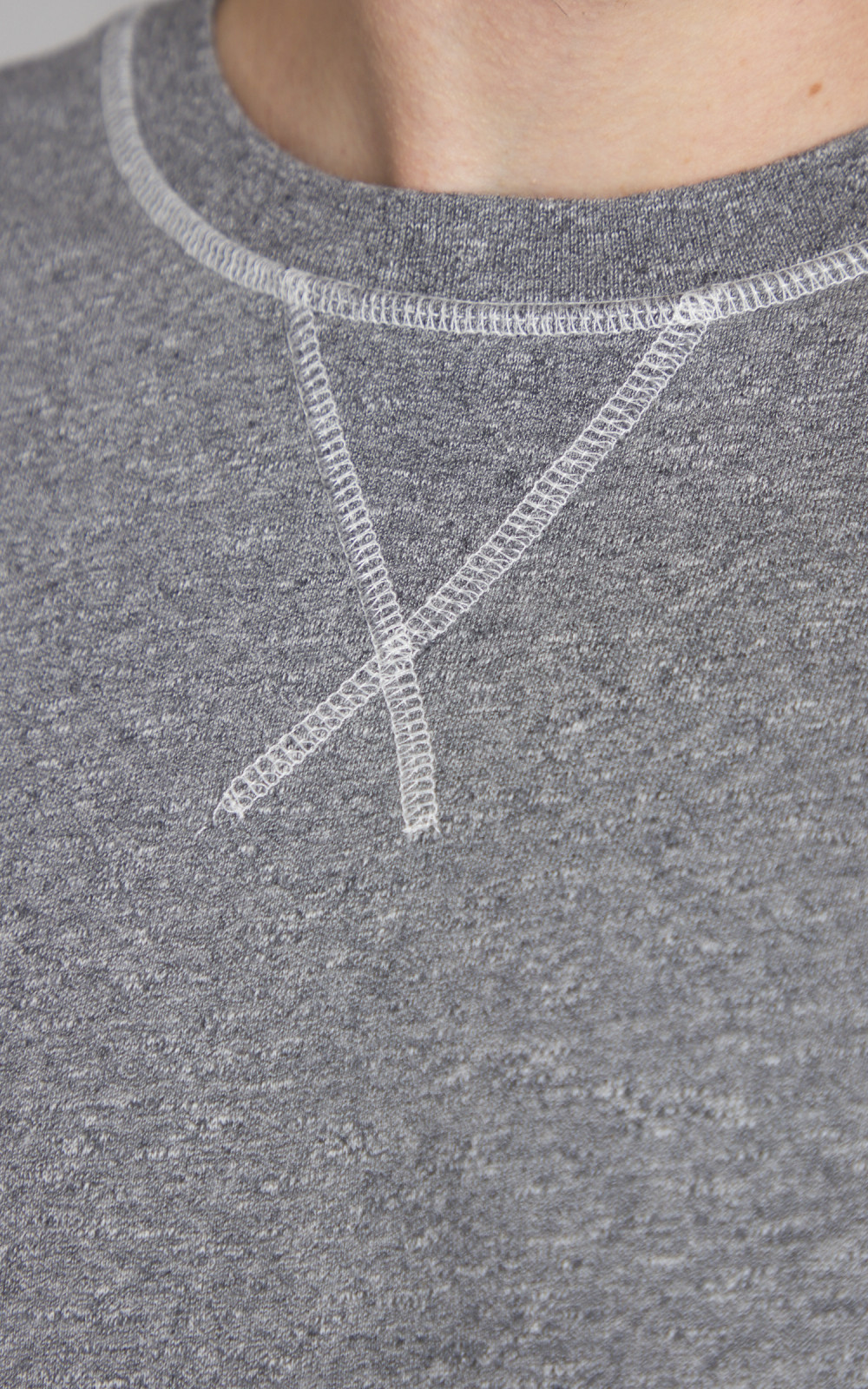 新品 newjeans ADOR SWEATSHIRT MELANGE GREY Samantha Sweatshirt Grey Melange | Busnel.com