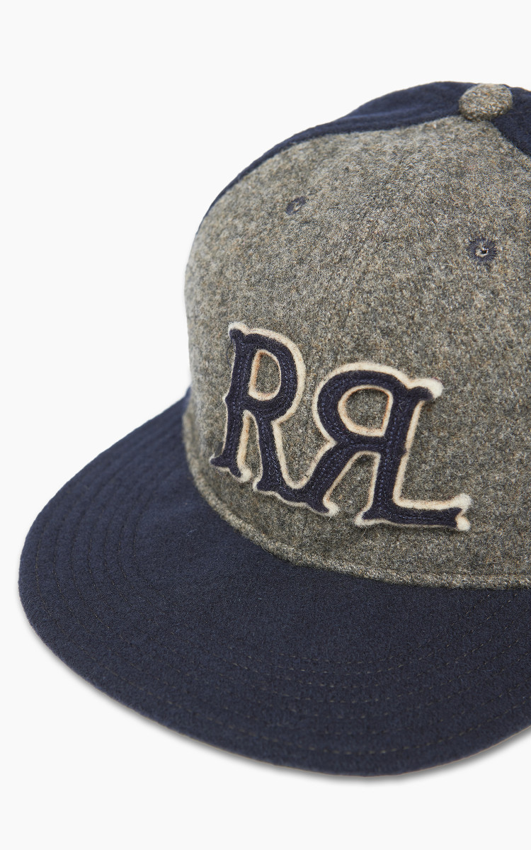【美品】RRL baseball cap navy RRL 1930s Wool Ball Cap Navy/Grey | Cultizm